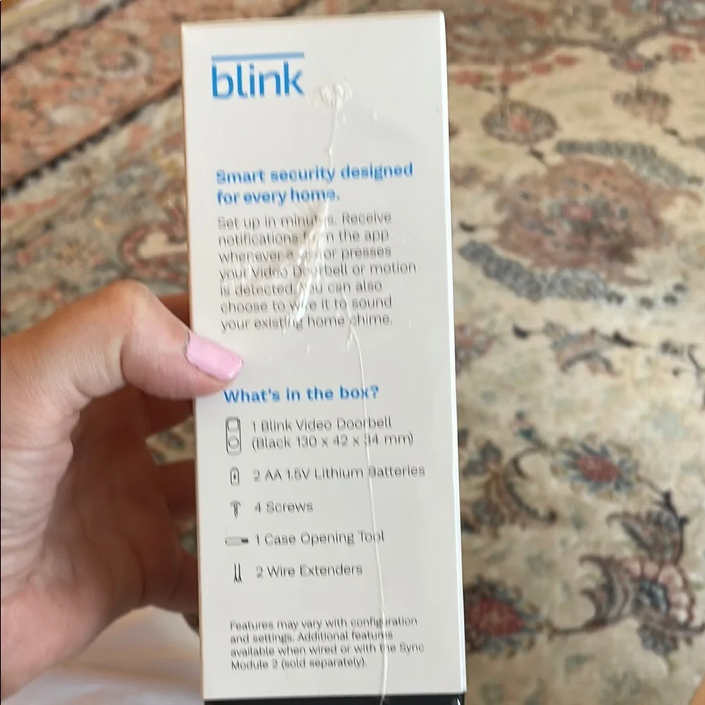Blink Video Doorbell - Black